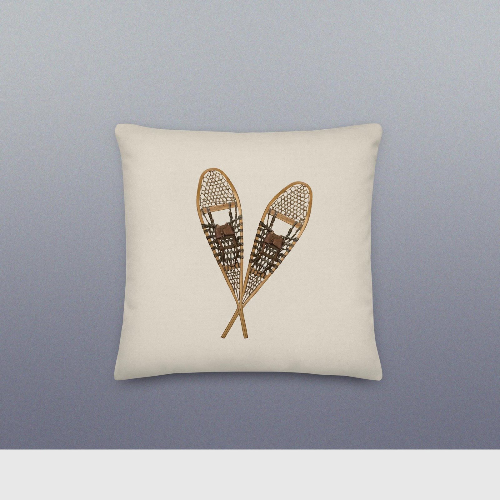 Winter Lodge Snowshoe Premium Pillow - Image 5
