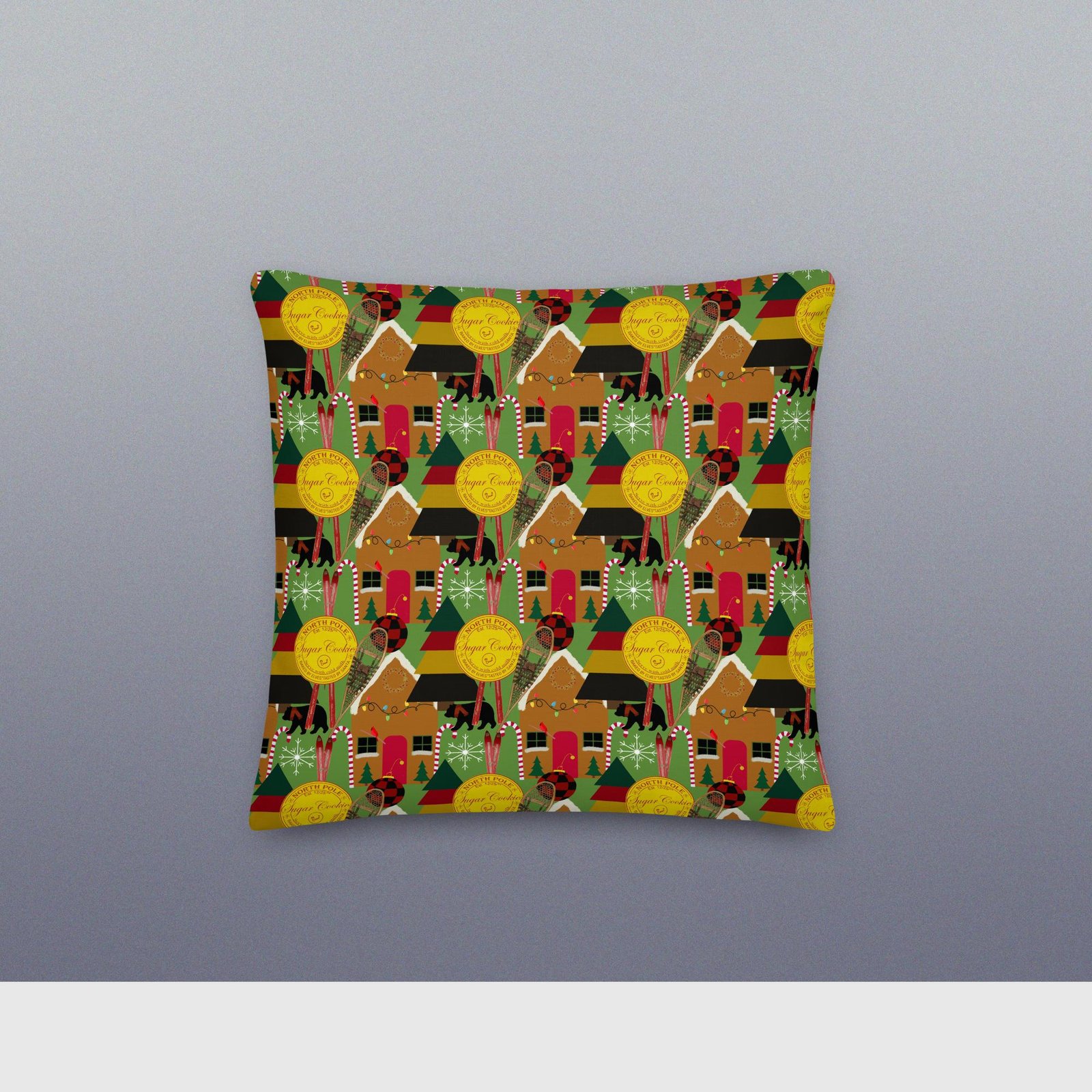 Kids North Pole Christmas Premium Pillow - Image 6
