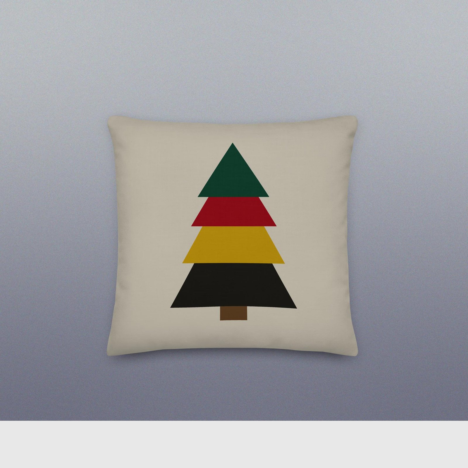 Geometric Trapper Stripe Premium Christmas Pillow - Image 5