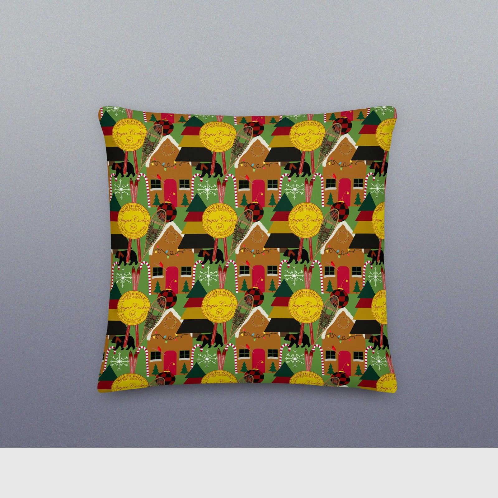 Kids North Pole Christmas Premium Pillow - Image 8