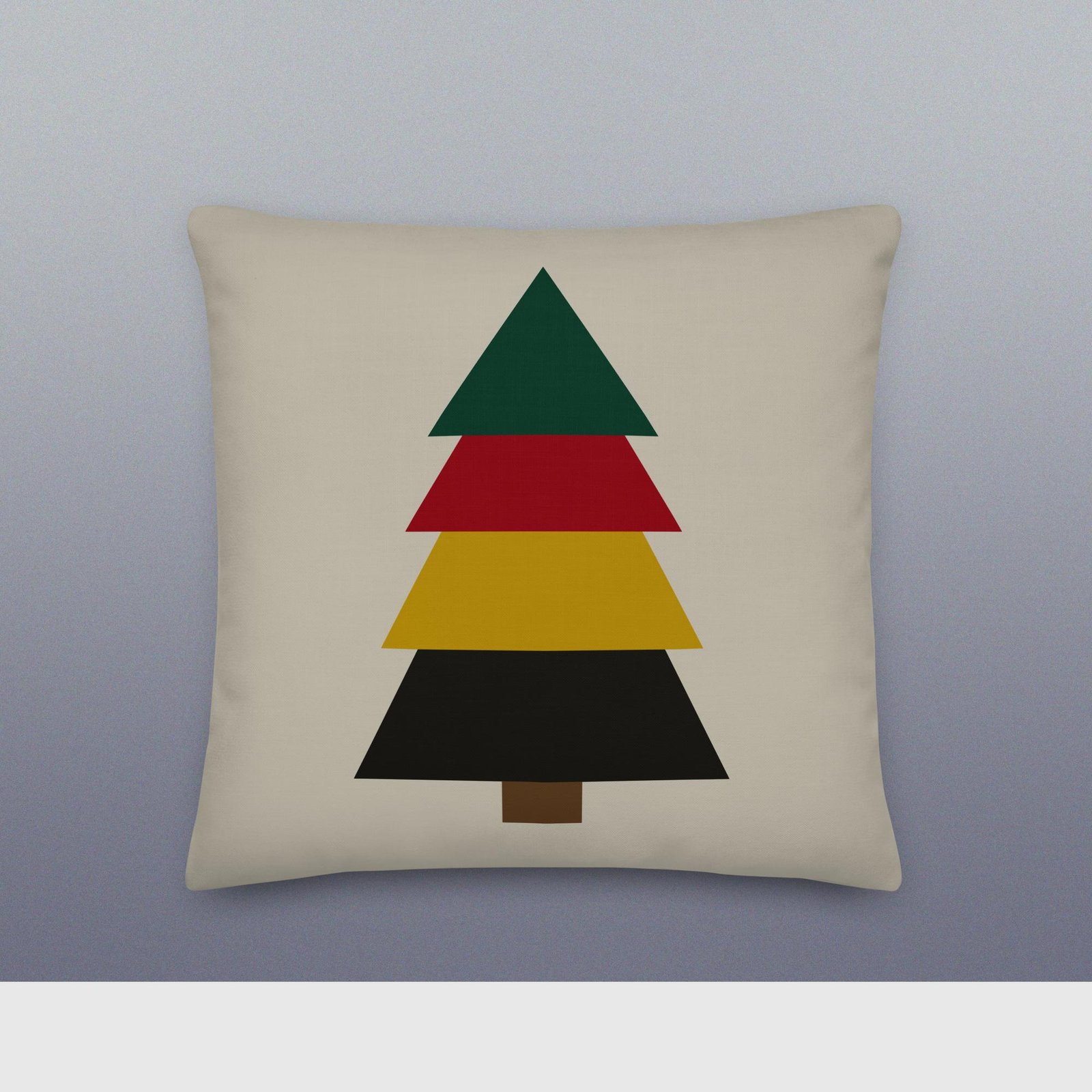 Geometric Trapper Stripe Premium Christmas Pillow - Image 3