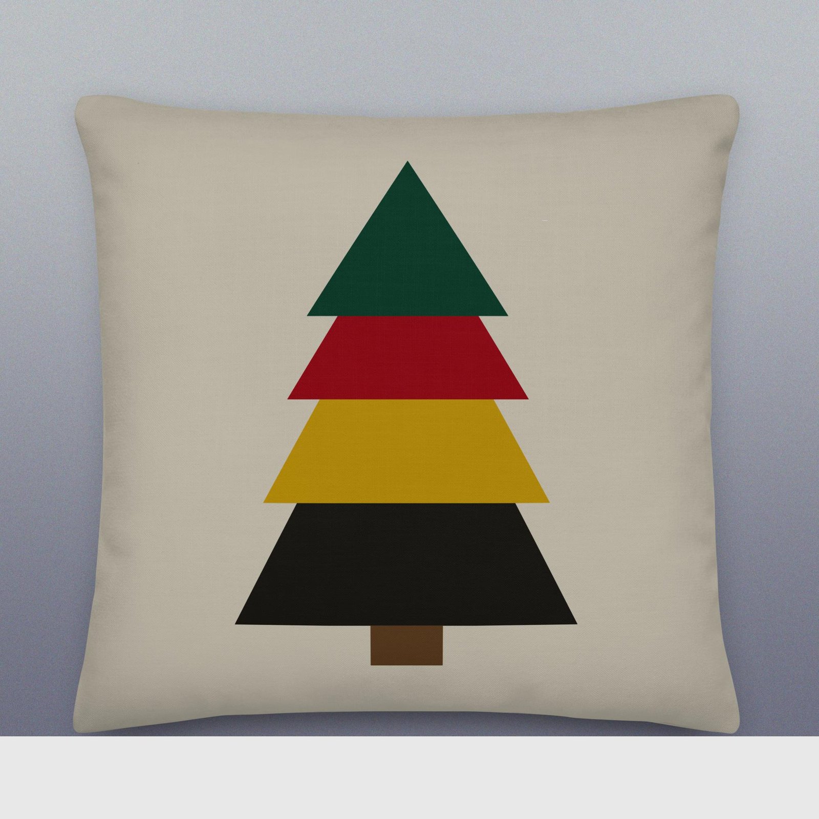 Geometric Trapper Stripe Premium Christmas Pillow - Image 2