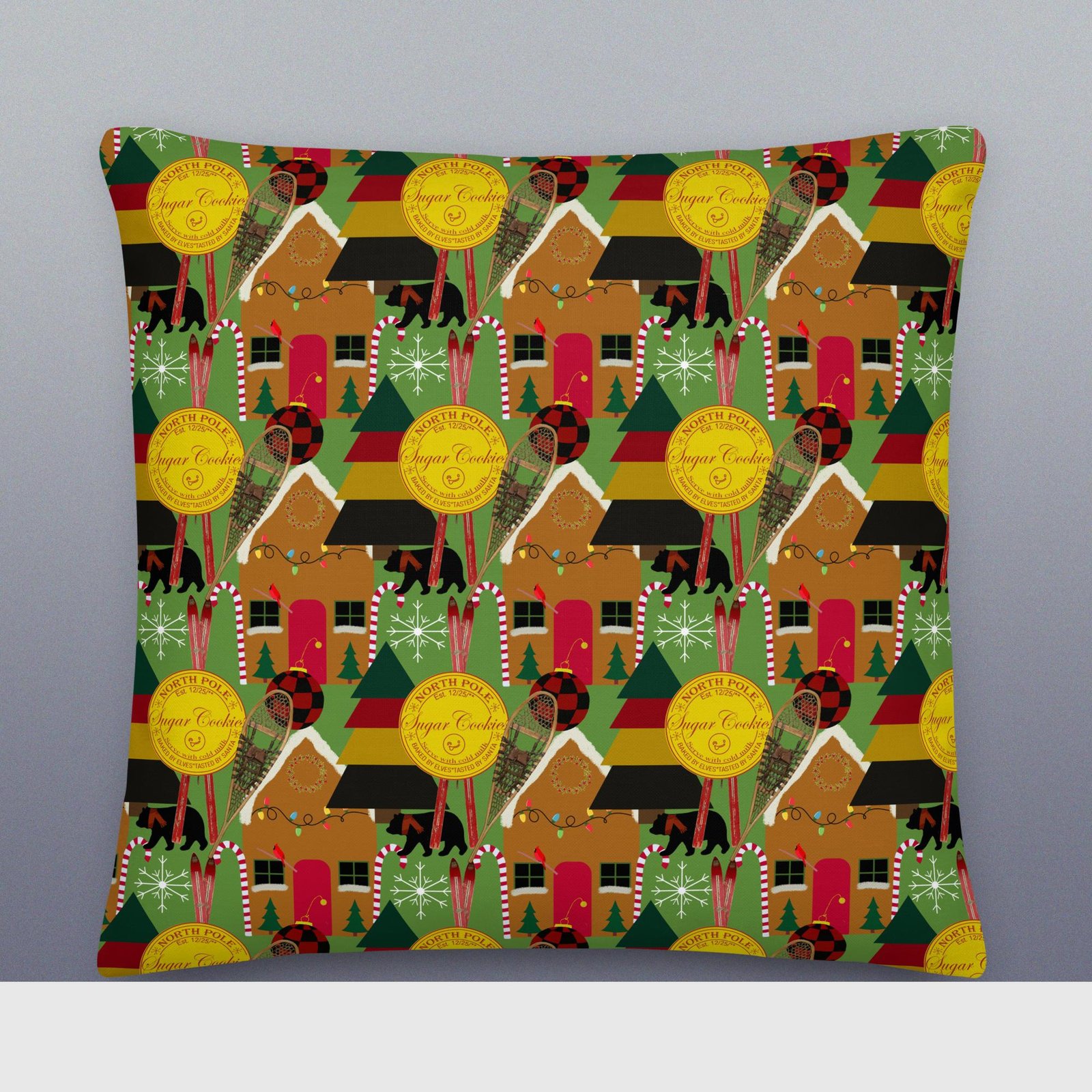 Kids North Pole Christmas Premium Pillow