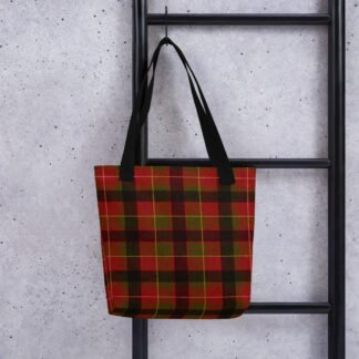 Christmas Plaid Tote Bag
