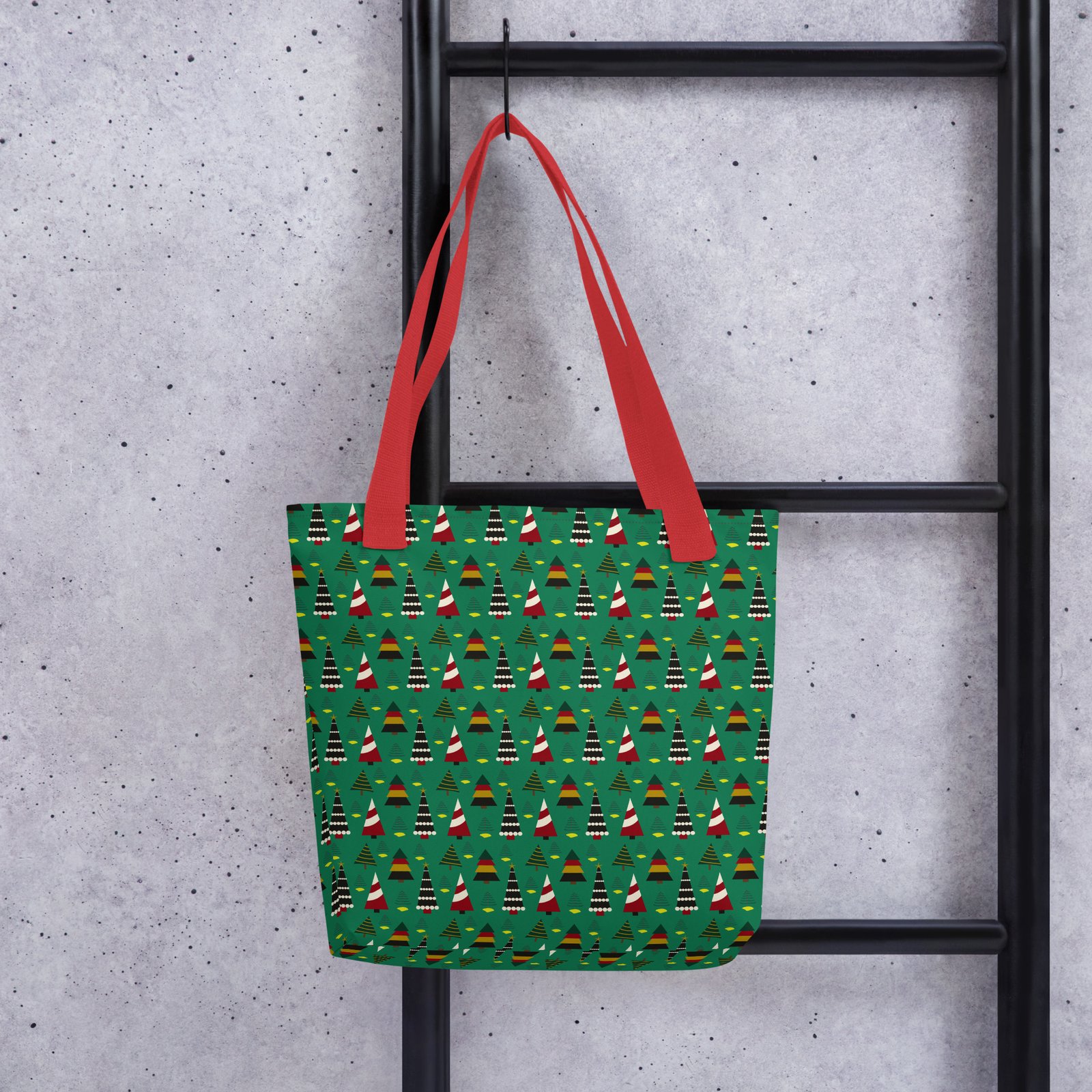Whimsical Christmas Tree Tote Bag - Image 2