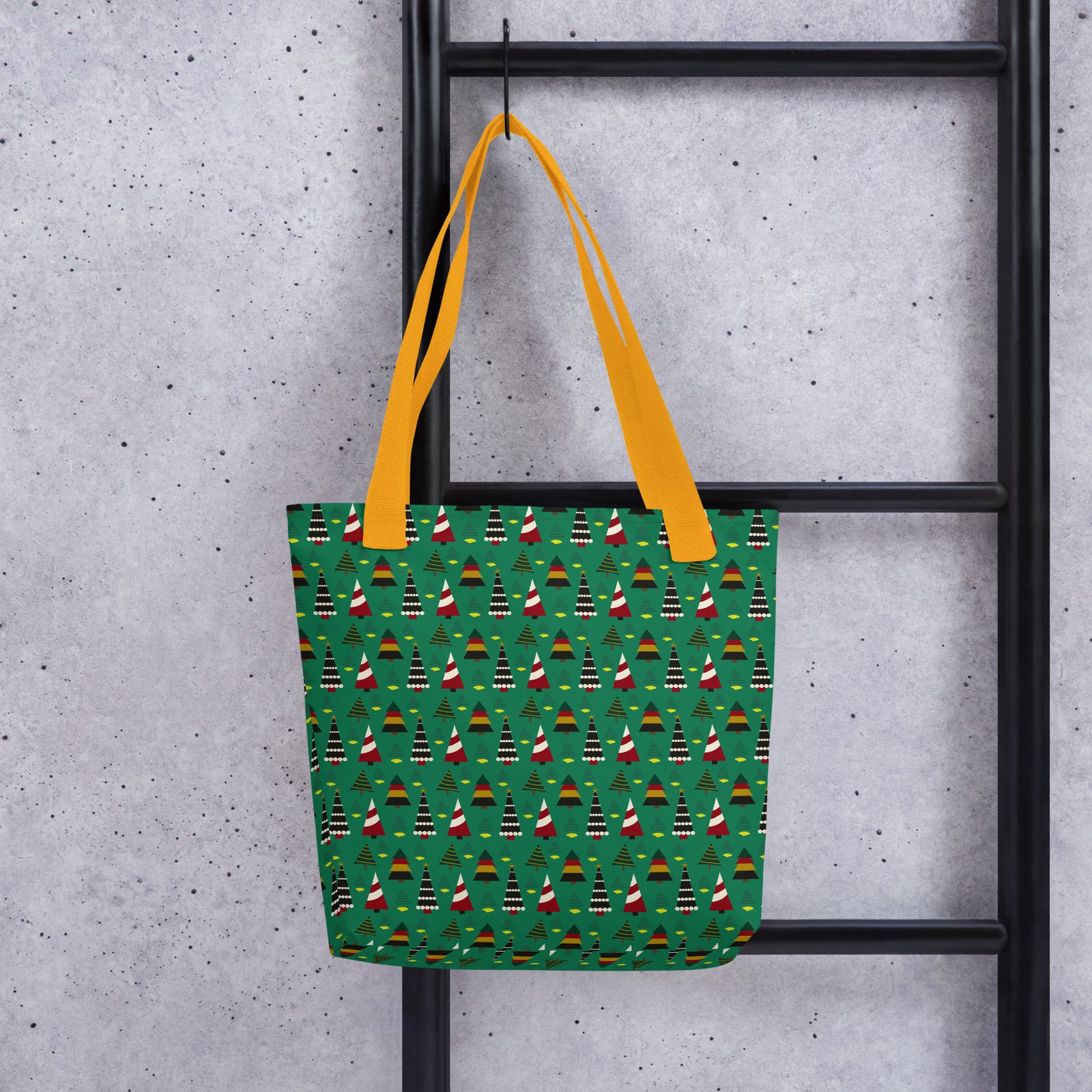 Whimsical Christmas Tree Tote Bag - Image 3