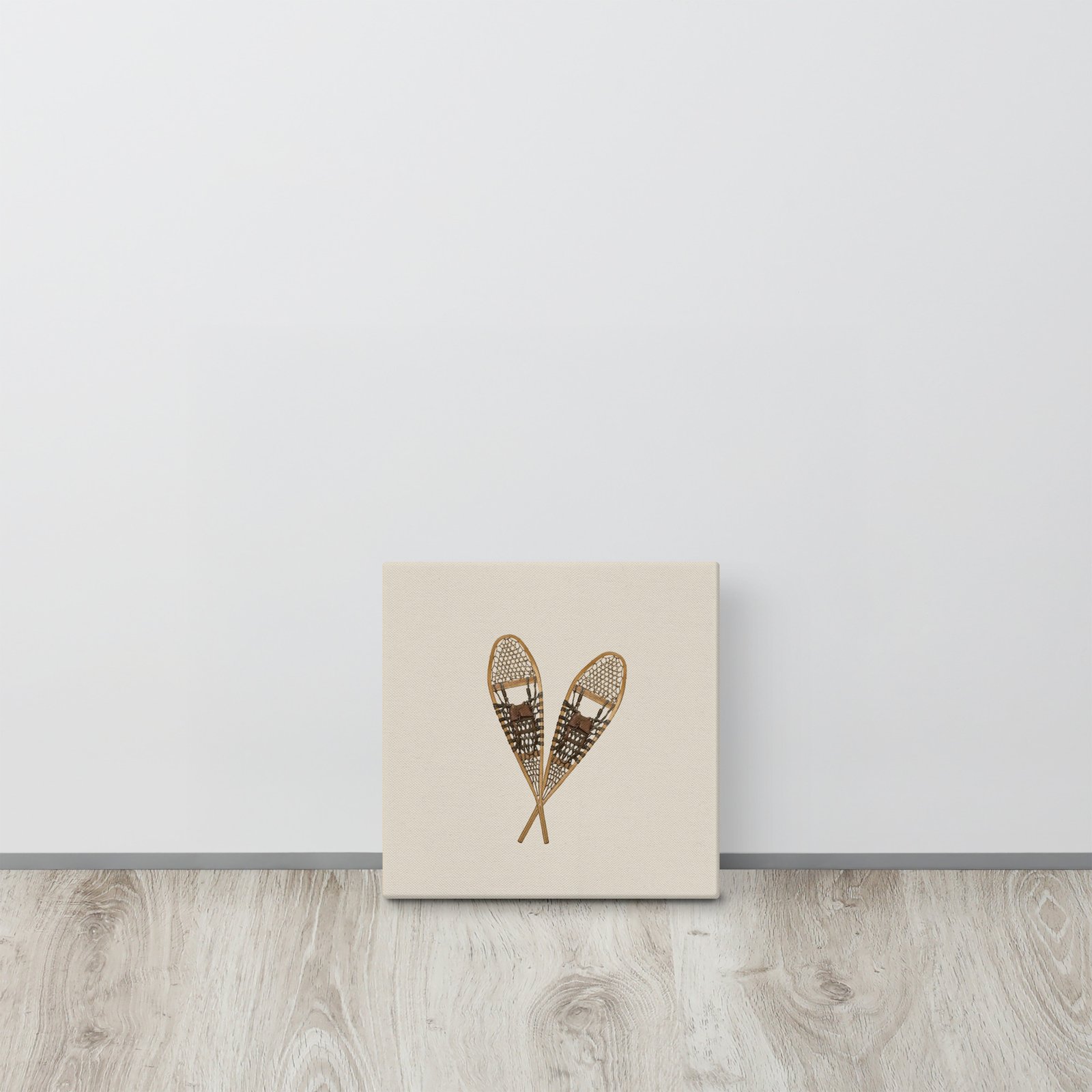 Vintage Snowshoe Winter Photo Canvas - Image 4