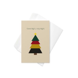 Silent Night Holy Night Christmas Card