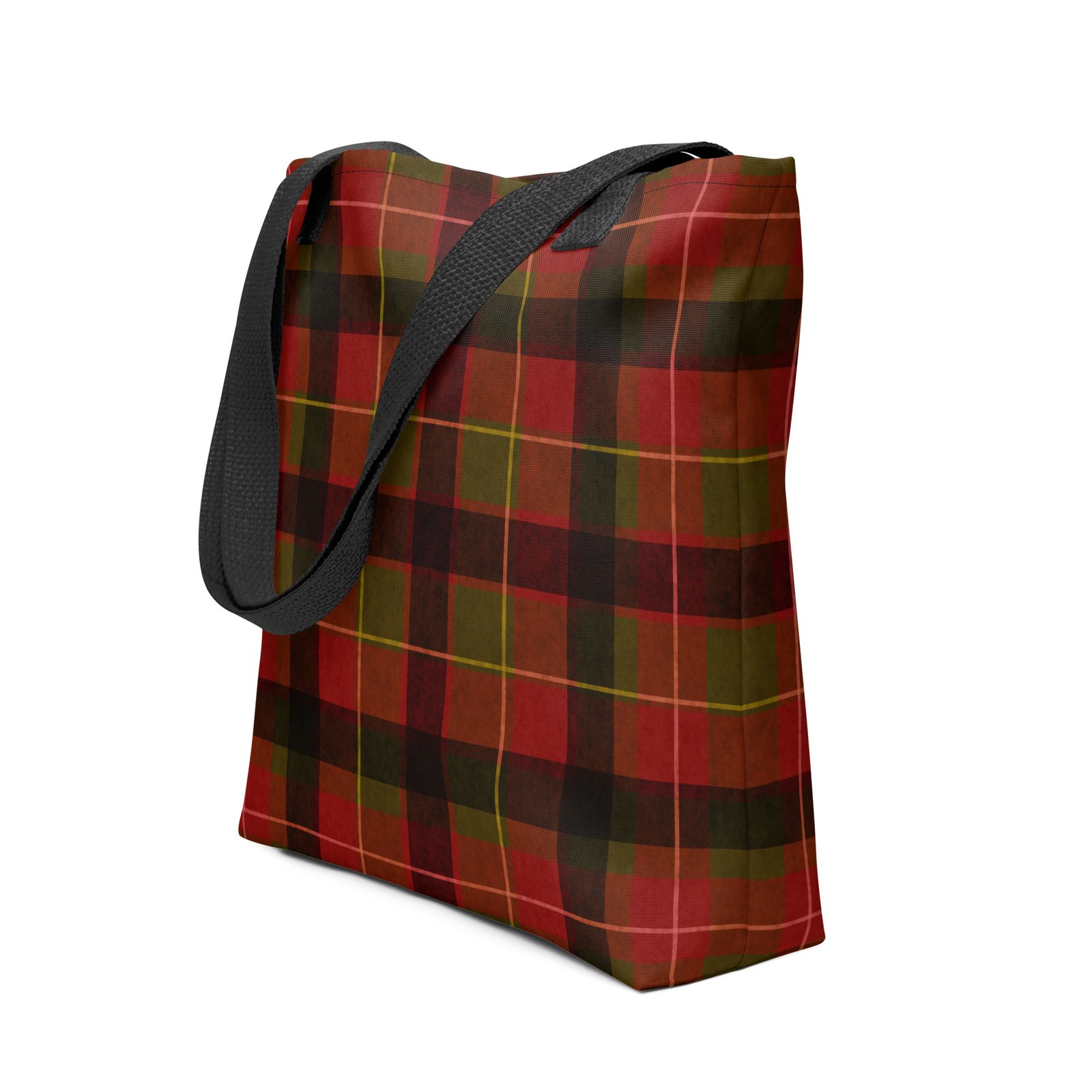 Christmas Plaid Tote Bag - Image 3