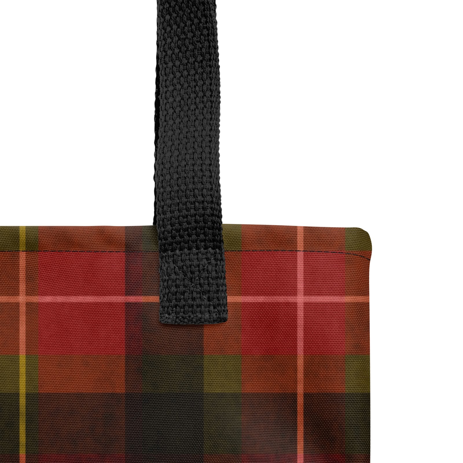 Christmas Plaid Tote Bag - Image 6