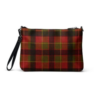 Christmas Plaid Premium Faux Leather Crossbody Bag